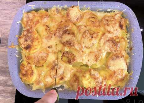 Вкусный минтай в духовке с картошкой