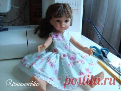 Подробный мастер-класс: шьем очаровательное платье для куклы