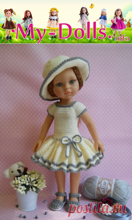 Новое на My-Dolls.info - наряд по буклету Оксаны Лифенко для куклы Кристи Paola Reina. Работа и обзор Ольги Портновой.