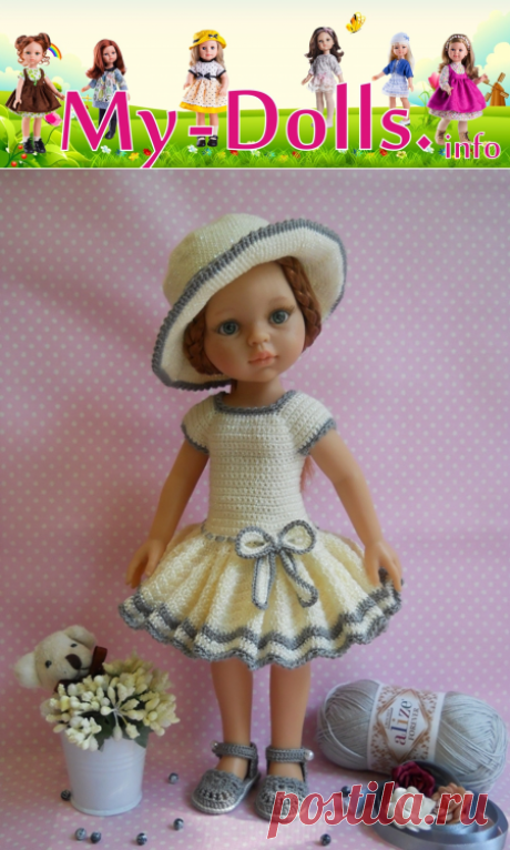 Новое на My-Dolls.info - наряд по буклету Оксаны Лифенко для куклы Кристи Paola Reina. Работа и обзор Ольги Портновой.