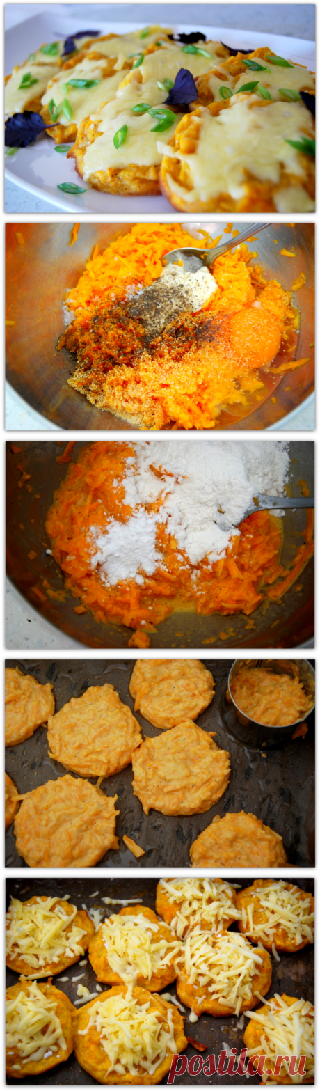 Тыквенные оладьи с сыром.