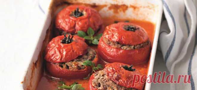 Фаршированные помидоры в духовке с мясным фаршем - Образованная Сова