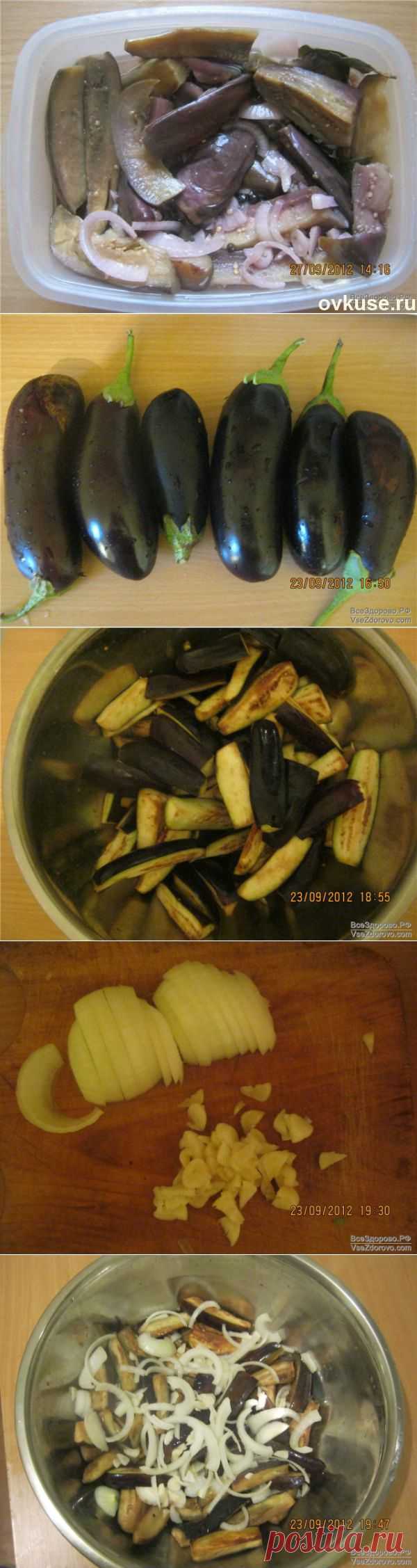 обжаренные  баклажаны -"под грибы"