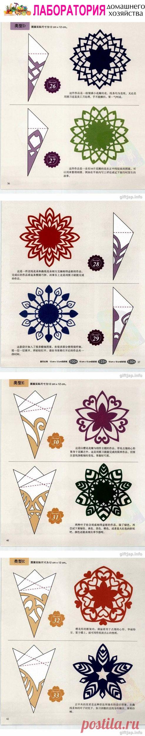 Шаблоны для новогодних снежинок. Ажурные снежинки из бумаги как вырезать | Все о рукоделии: схемы, мастер классы, идеи на сайте labhousehold.com