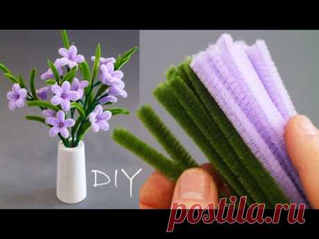 😍AMAZING SPRING FLOWERS😍 made of pipe cleaner😍 DIY