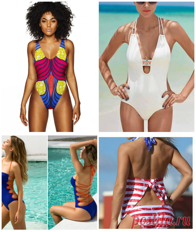 Moda praia 2018: tendências para maiôs de mulheres 2018