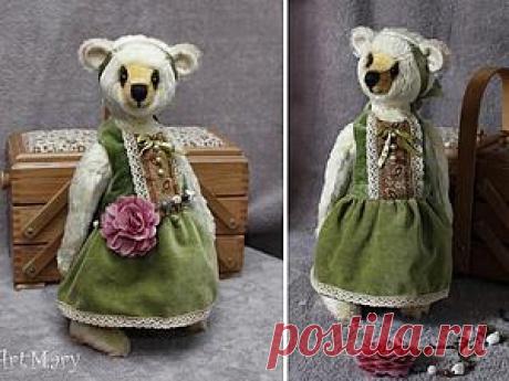 Создаем мишку Мимозу &quot;с нуля&quot;: образ, выкройка, одежда, материалы и другое - Ярмарка Мастеров - ручная работа, handmade