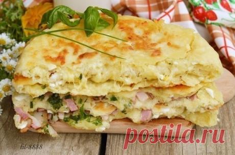 Как приготовить сырные лепешки с разными начинками. - рецепт, ингридиенты и фотографии