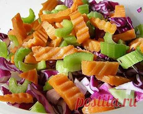 Салат "метелка" для очищения кишечника.