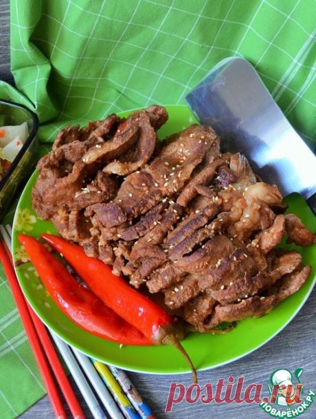 Жареная острая свинина – кулинарный рецепт