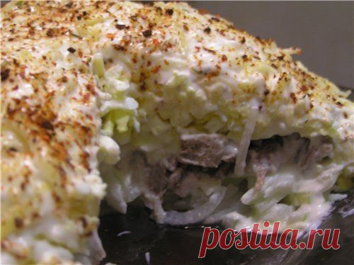 Салат "Каприз" | Банк кулинарных рецептов