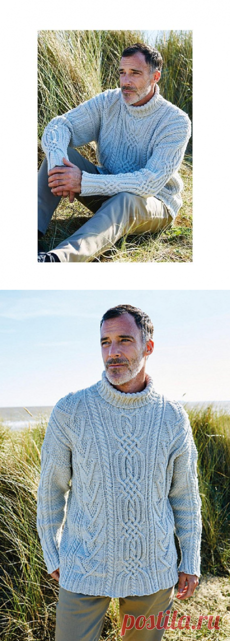 Men's hand knit sweater Men's knitted pullover | Etsy