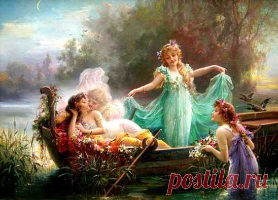 ༺🌸༻
Художник Ханс Зацка (Австрия) 