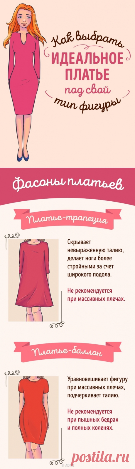 Как выбрать идеальное платье по типу фигуры