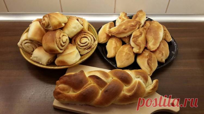 Сдобное тесто для пирожков и булочек - Простые рецепты Овкусе.ру