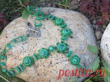 Колье. Комплект  &quot;Пистимея&quot; .