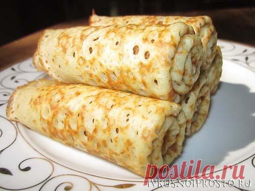 Заварные блины на кефире - рецепт с фото | И вкусно и просто