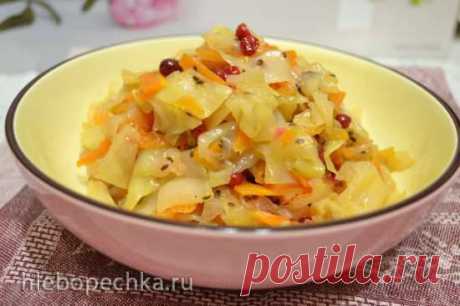 Капуста белокочанная тушеная с овощами, тмином и брусникой - ХЛЕБОПЕЧКА.РУ - рецепты, отзывы, инструкции, обзоры