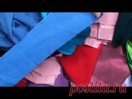 Как из кусочков разной ткани сделать драгоценный кристалл DIY мастер-класс
