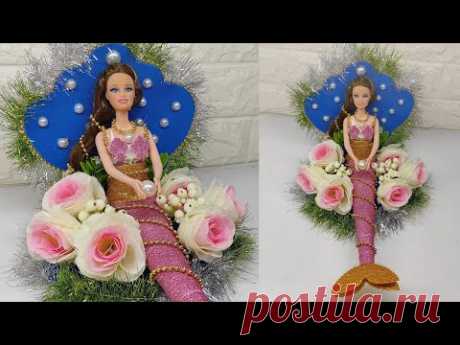 Doll decoration ideas handmade || hias boneka putr duyung cantik || Ide Kreatif