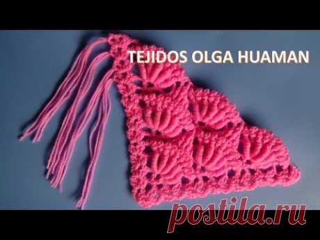 como hacer los flecos para chal tejido a crochet