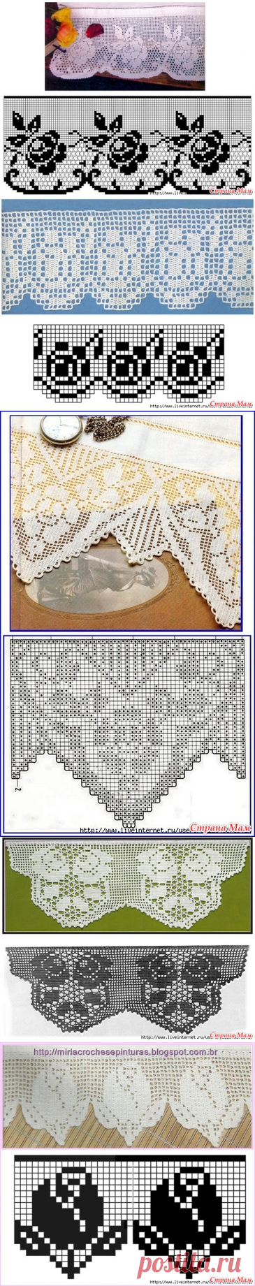 Кайма-18 - Филейное кружево - Страна Мам