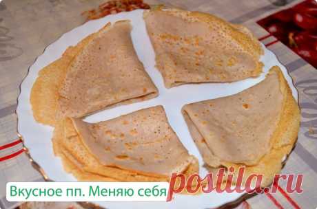 Блины из муки зелёной гречки. пп-рецепт. Веганский рецепт