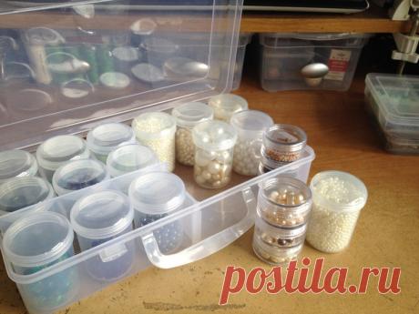 Мое рабочее место: коробочки и крючочки - Ярмарка Мастеров - ручная работа, handmade