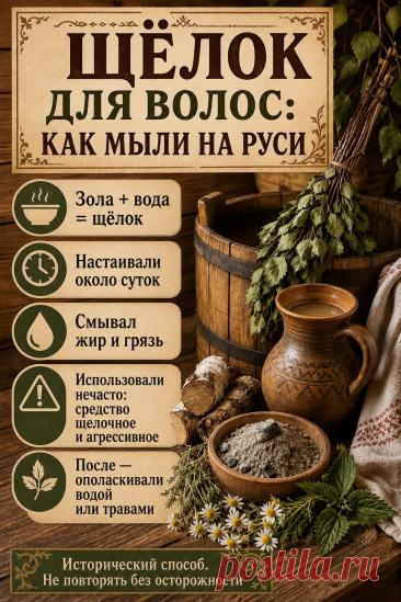 Щелок для волос