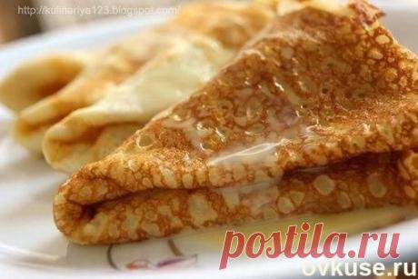 Заварные блины на молоке за 5 минут - Простые рецепты Овкусе.ру