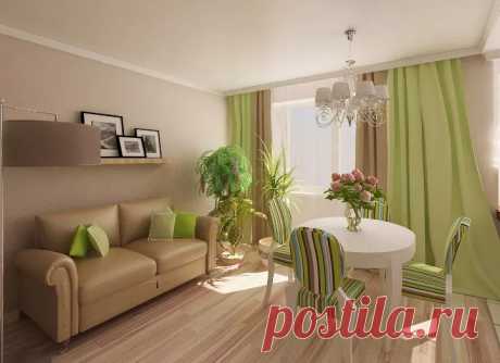 Зеленый цвет в интерьере комнат. Сочетание с другими цветами