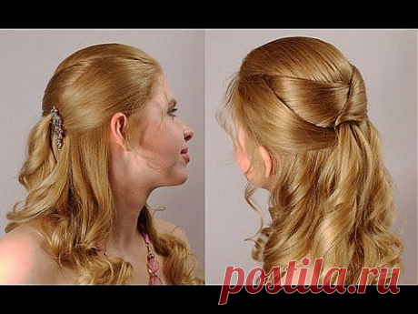 на выпускной на длинные волосы. Peinados para fiesta de graduación - YouTube