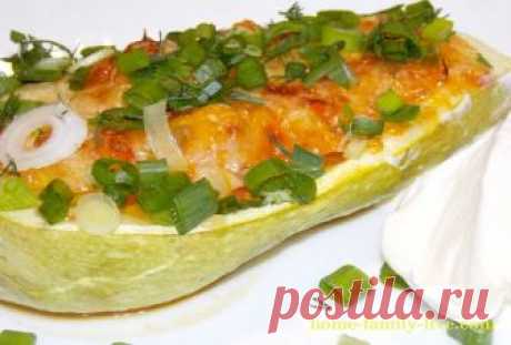 Кабачки фаршированные овощами/Сайт с пошаговыми рецептами с фото для тех кто любит готовить