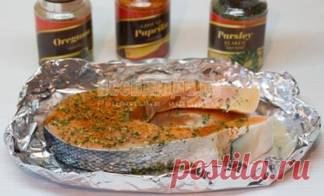 Семга - диетический рецепт без масла. Помидоры, морковка, болгарский перец, сыр | Все Блюда