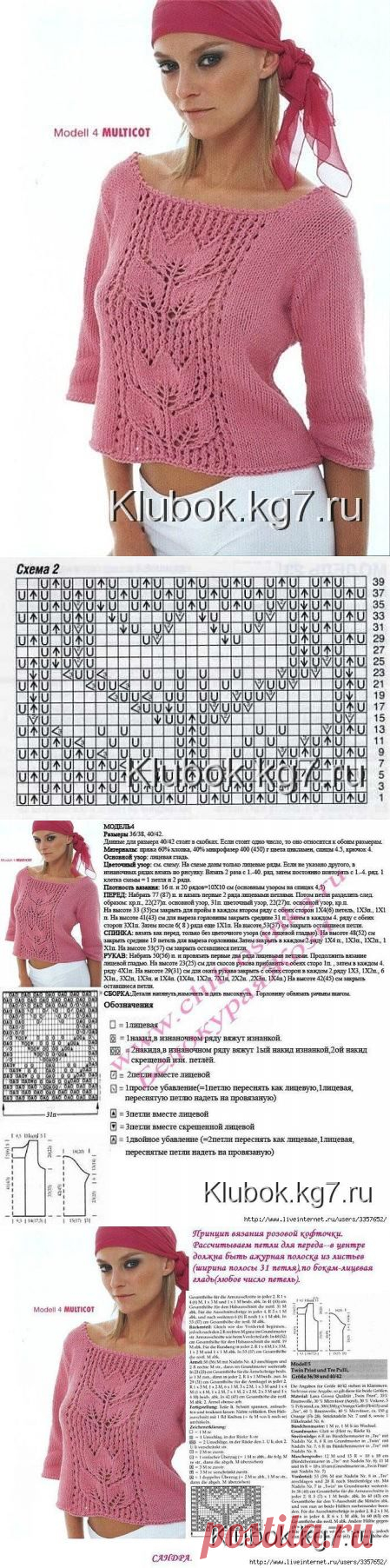 кофта Тюльпан | Клубок