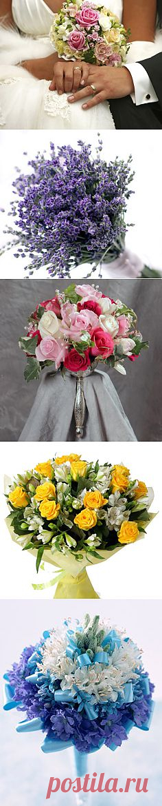 Оригинальные свадебные букеты. Мода 2012..
