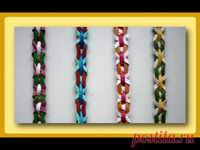 ✽ Видео-урок плетения цветных полосок из газетных трубочек / Video lesson weaving colored strips of paper tubes.
✽ Плетение цветных полосок - Часть1:
https://www.youtube.com/watch?v=pVbQLZ5XJdc
✽ Курс 