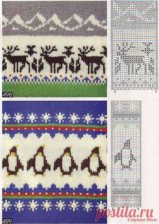 Фото: фотография в альбоме детский жаккард спицами - Страна Мам