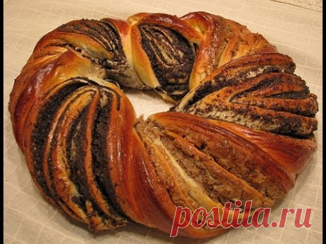 Орехово-маковый рулет