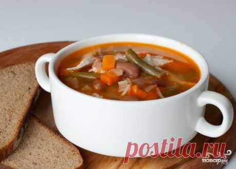 Суп фасолевый с курицей - пошаговый кулинарный рецепт на Повар.ру