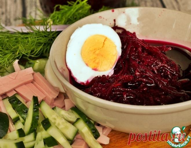 Заготовка для холодного свекольника – кулинарный рецепт