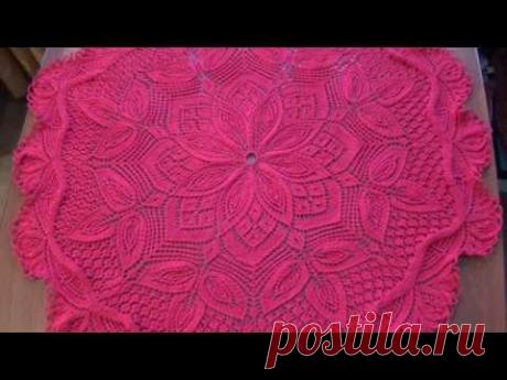 скатерть спицами /мои работы
