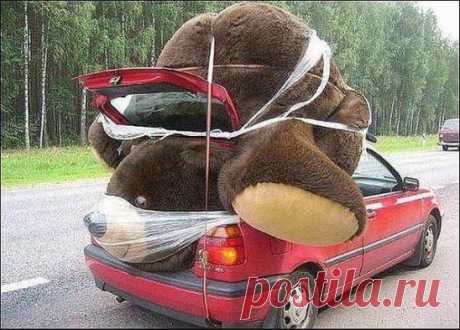 ...судя по всему - за рулем Маша...)))