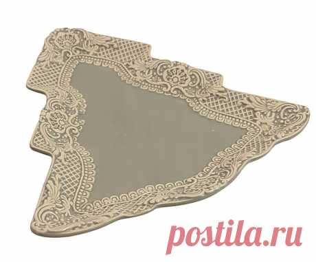 Сервировочное блюдо - доломит - серый, 30х29 см | Westwing Интерьер & Дизайн