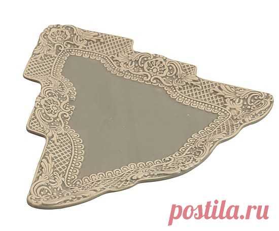 Сервировочное блюдо - доломит - серый, 30х29 см | Westwing Интерьер & Дизайн