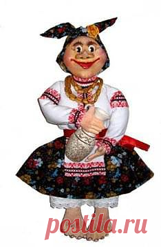 Солоха. Барельефная кукла.