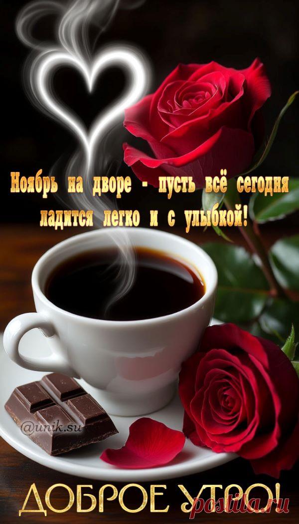 открытки с добрым ноябрьским утром