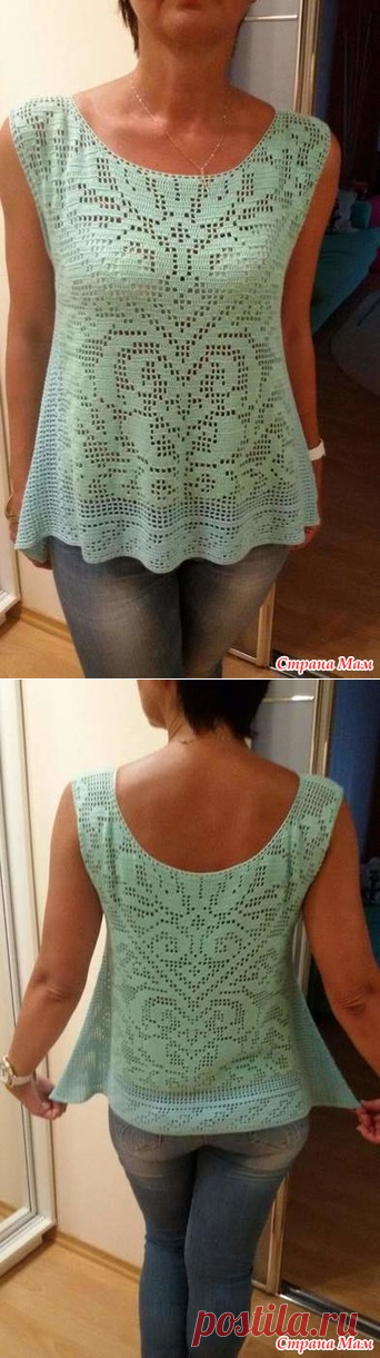 моя первая филеечка - Вязание - Страна Мам