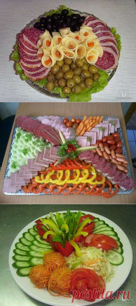 Нарезка на празничный стол..