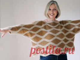 Джемпер оверсайз Kosho - Вяжи.ру